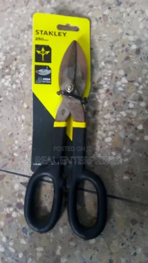 STANLEY 250mm (10") Straight Pattern Tin Snips Cutters Model 2-14-556