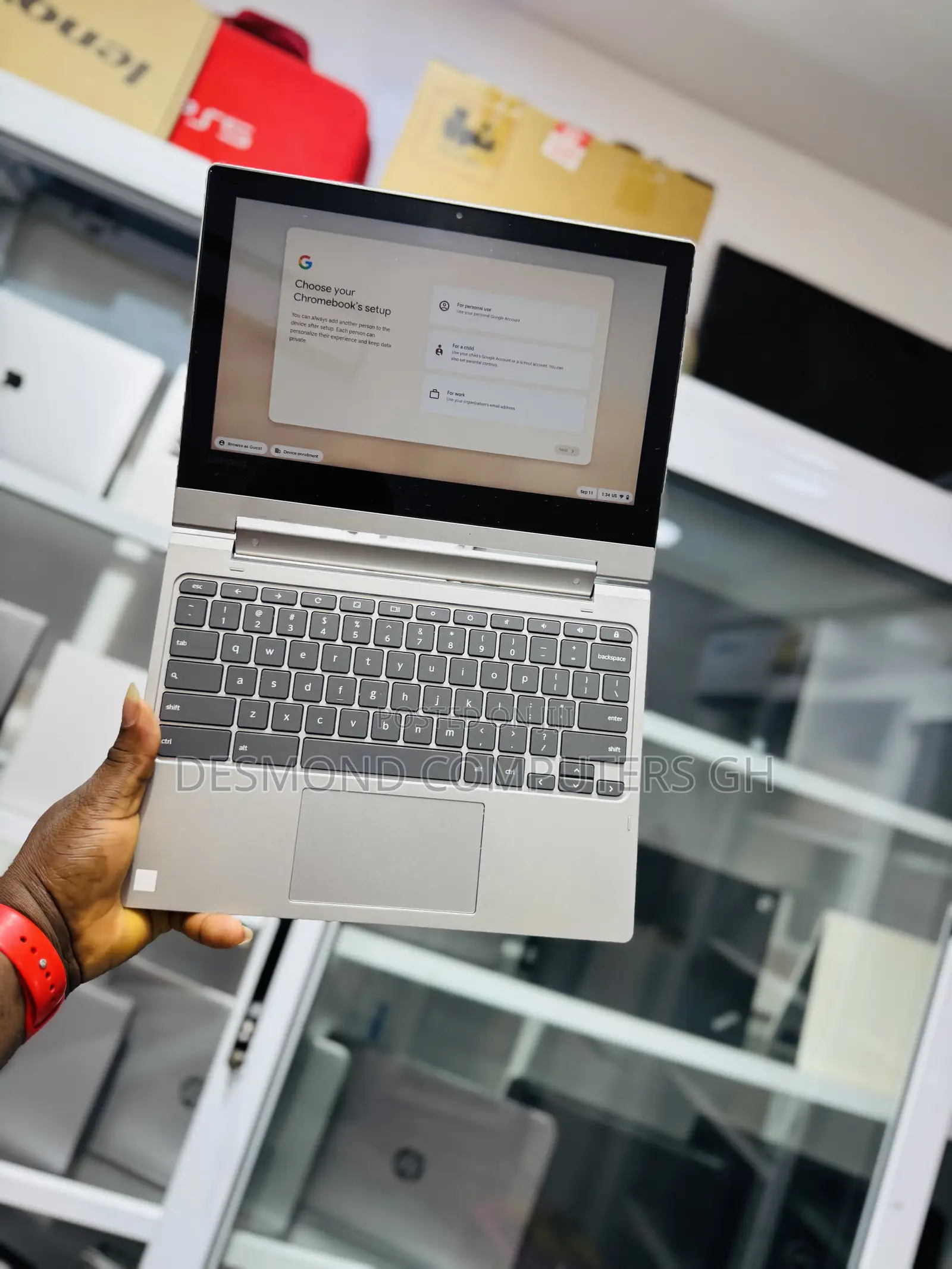 Laptop Lenovo Chromebook C630 4GB Intel Celeron SSD 32GB