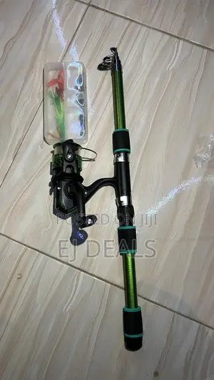 Fishing Rod With Hooks, Baits and Fishing Line