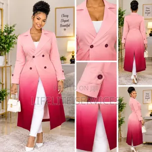 Elegant Women Mid-Length Trench Coat
