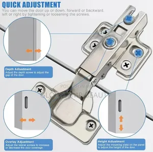 Soft Close Cabinet Hinge – Concealed Hydraulic Cup Hinge