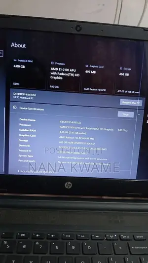 Laptop HP 15 4GB AMD HDD 500GB