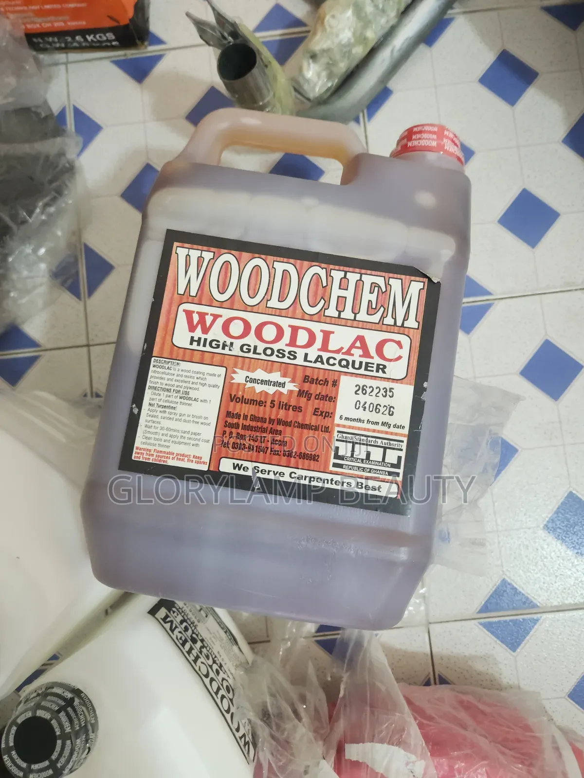 WOODCHEM WOODLAC High Gloss Wood Lacquer – 5 Litres