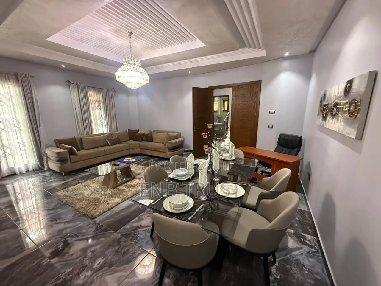 Furnished 4bdrm Duplex in Adjiganor, Ability for rent