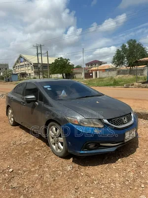 Honda Civic EX-L 4dr Sedan w/Nav (1.8L 4cyl CVT) 2014 Blue