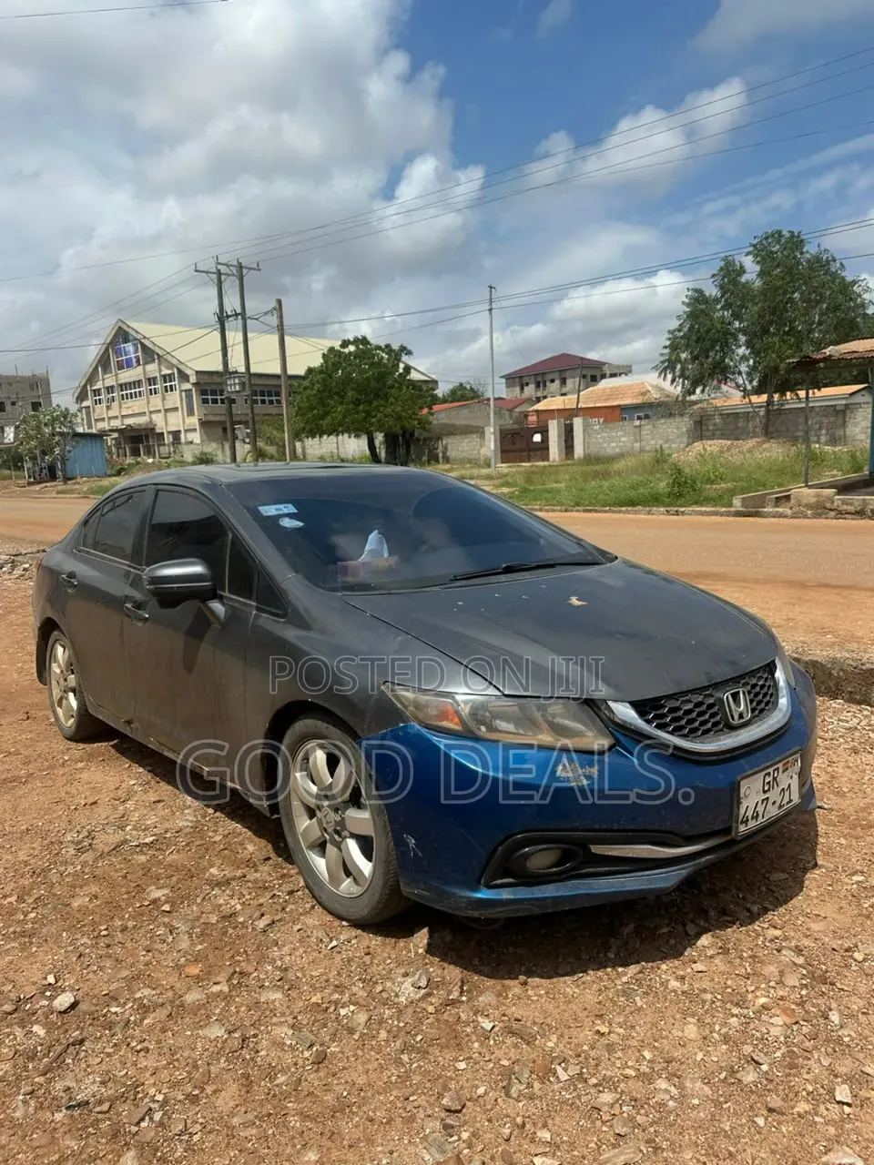 Honda Civic EX-L 4dr Sedan w/Nav (1.8L 4cyl CVT) 2014 Blue