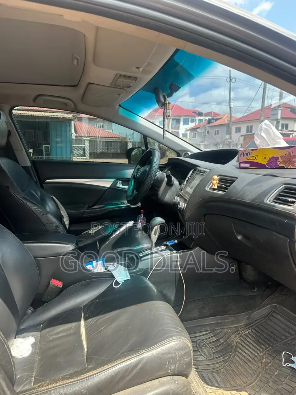 Honda Civic EX-L 4dr Sedan w/Nav (1.8L 4cyl CVT) 2014 Blue