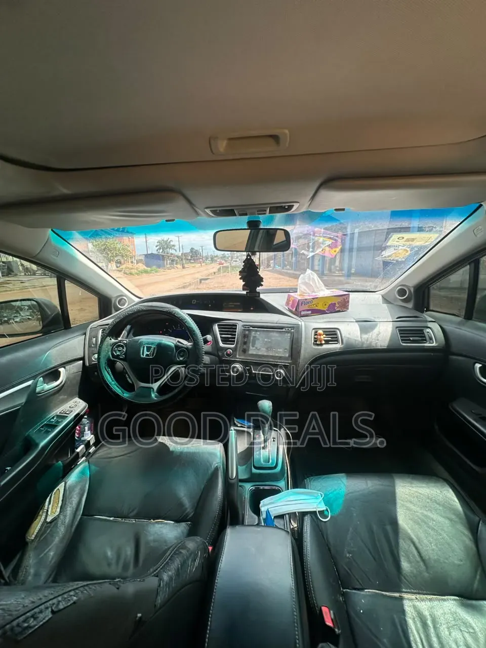 Honda Civic EX-L 4dr Sedan w/Nav (1.8L 4cyl CVT) 2014 Blue