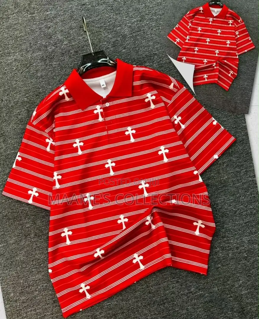 Stylish Striped Polo Shirt for Men – Casual Wear