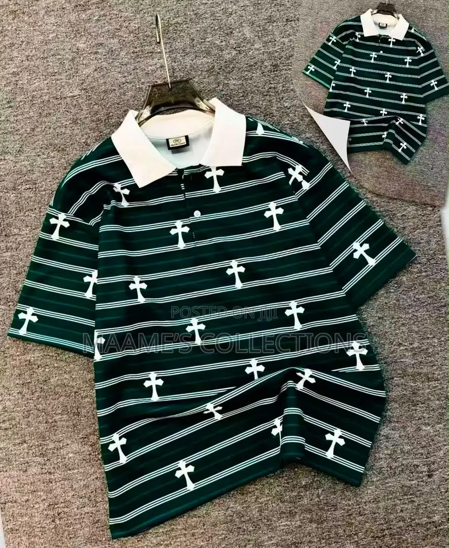 Stylish Striped Polo Shirt for Men – Casual Wear