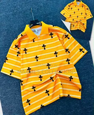 Stylish Striped Polo Shirt for Men – Casual Wear
