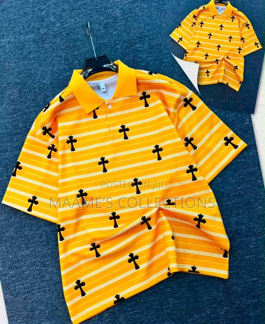 Stylish Striped Polo Shirt for Men – Casual Wear