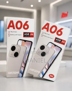 New Itel A06 64 GB White