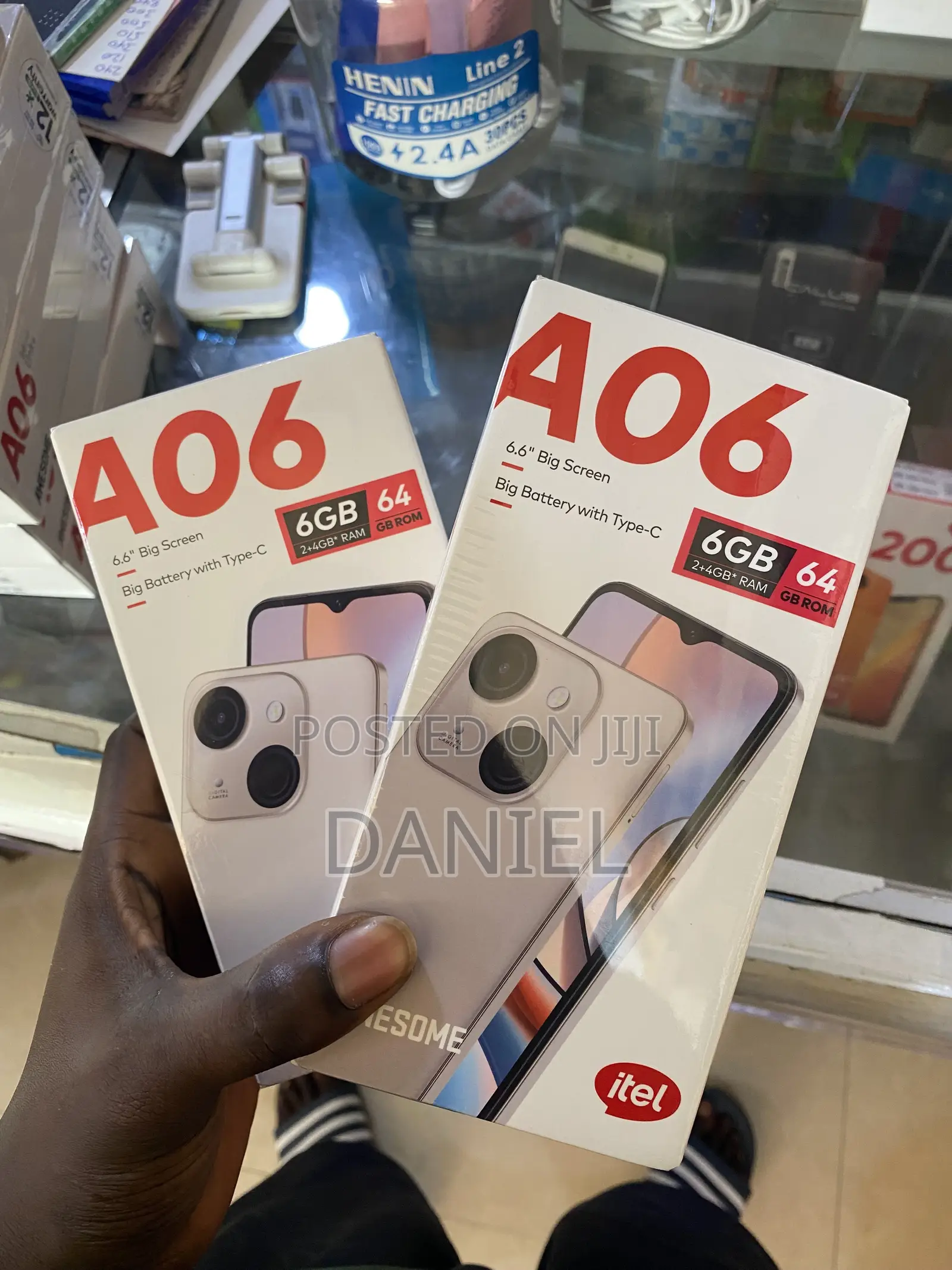 New Itel A06 64 GB White