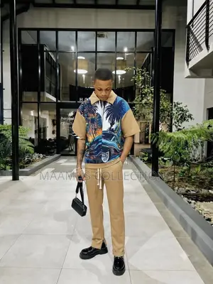 Men's Casual Two-Piece Co-Ord Top and Down Set