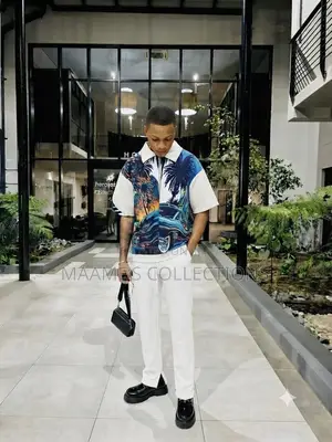 Men's Casual Two-Piece Co-Ord Top and Down Set