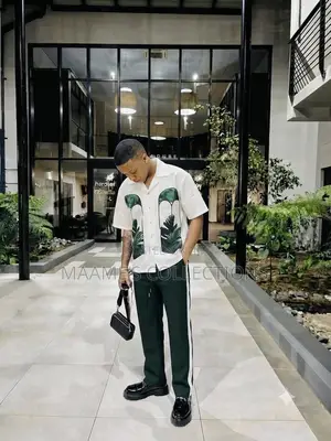Men's Casual Two-Piece Co-Ord Top and Down Set
