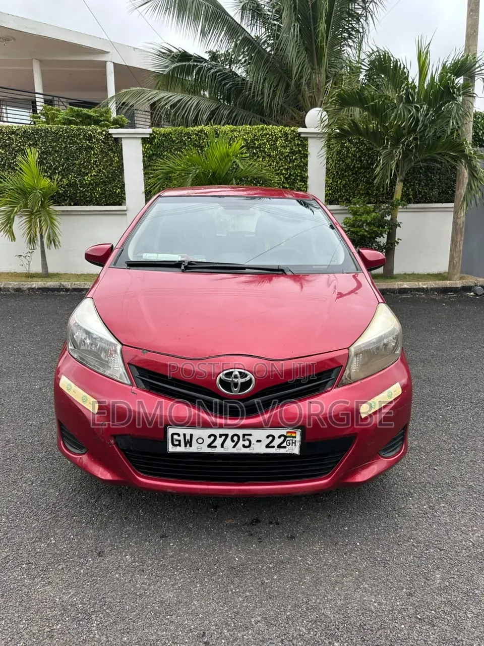 Toyota Yaris 2012 Red