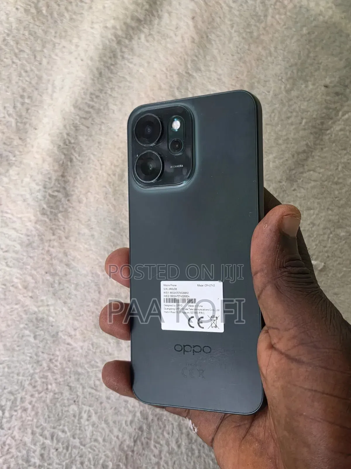 Oppo Reno14 F 512 GB Gray
