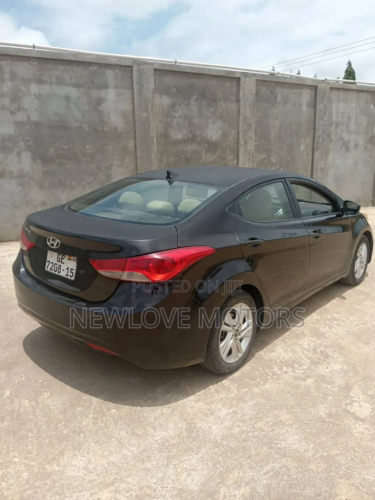 Hyundai Elantra Limited Sedan FWD (1.8L 4cyl 6A) 2013 Black