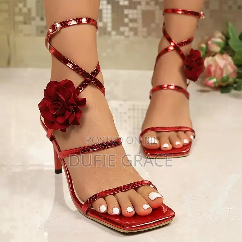 Burgundy Stiletto Heels