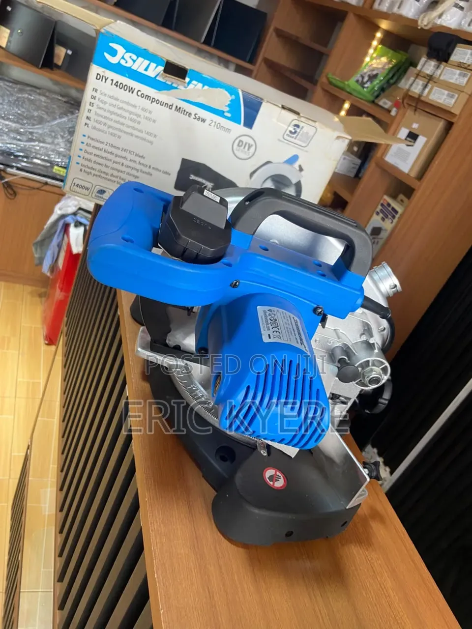 Silverline 1400W 210mm Compound Mitre Saw (262705)