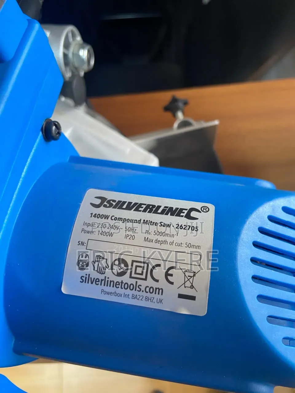 Silverline 1400W 210mm Compound Mitre Saw (262705)