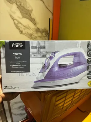 George Home Purple Steam Iron 2400 Watts