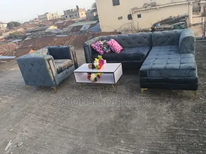 Single Plus L Shape Sofa Furniture