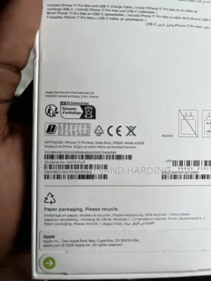 New Apple iPhone 17 Pro Max 256 GB Blue