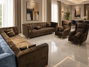 Luxury Velvet Sofa Set