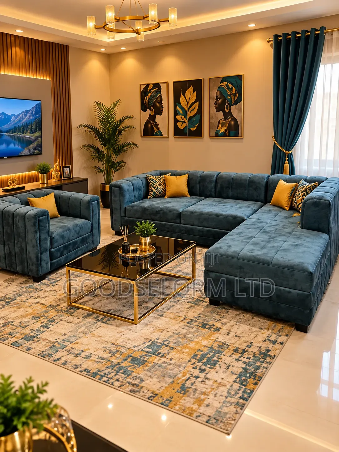 Single Plus L Shape Sofa Furniture