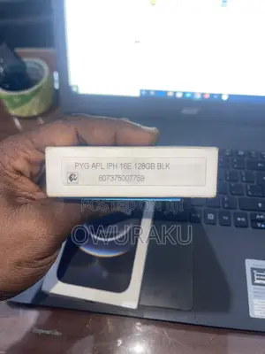New Apple iPhone 16e 128 GB Black