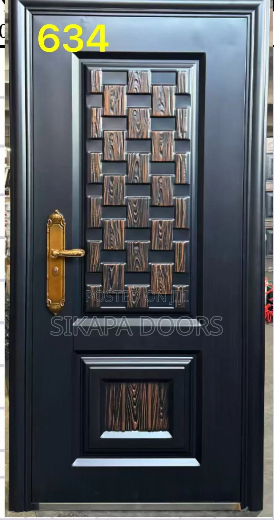 Elegance and All Weather Quality Steel Door