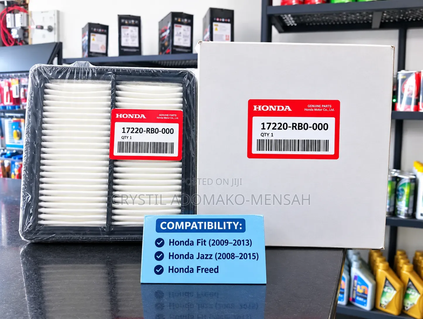 Original Honda Air Filter 17220-Rbo-000