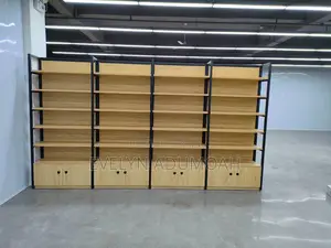 Display/Storage Shelving Units (Wooden Shelves With Steel Frame)