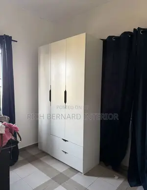 Modern 2in1 White Wardrobe
