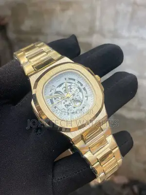 Patek Philippe–Inspired Skeleton Luxury Watch