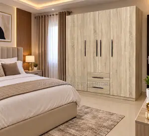 Modern Luxury Bedroom Set – Queen Size Bed Wardrobe