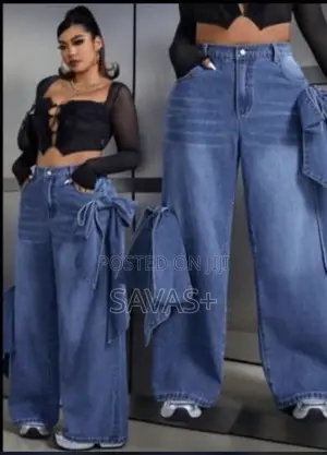 Cargo Stylish Wide Leg Jeans