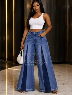 Cargo Stylish Wide Leg Jeans