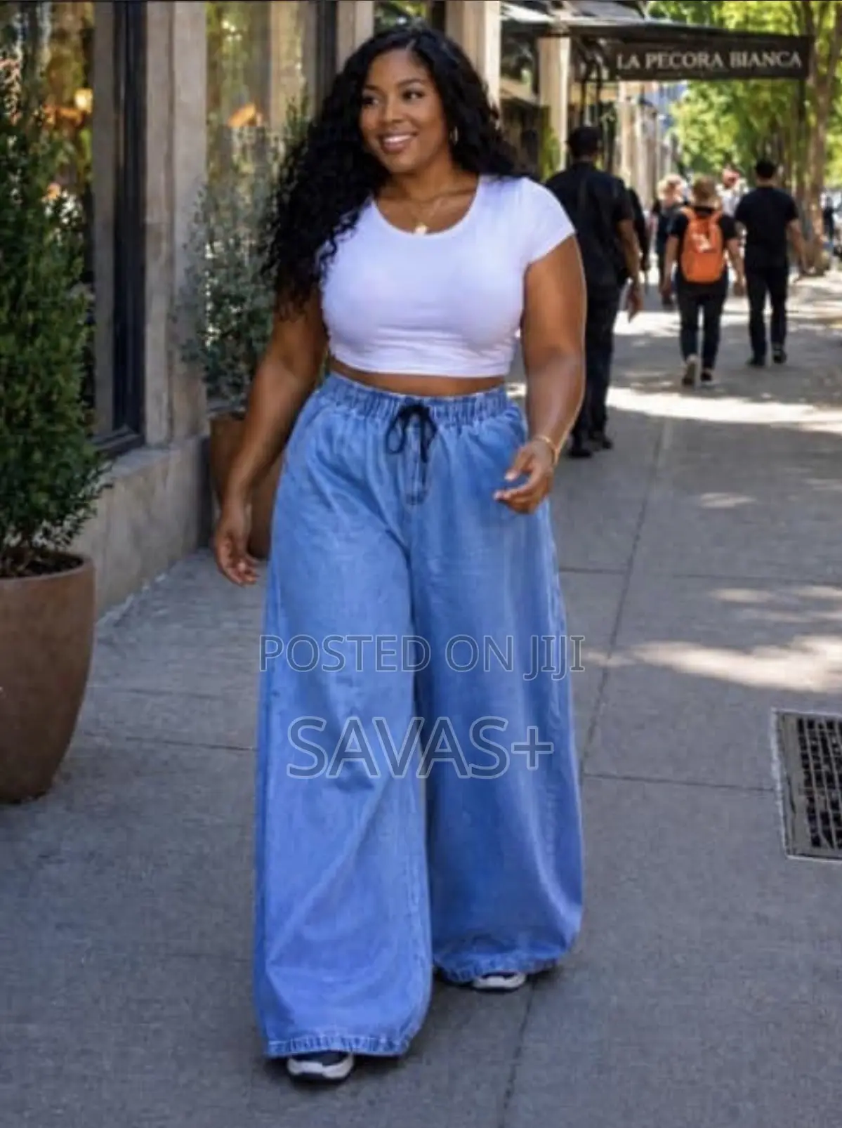 Cargo Stylish Wide Leg Jeans