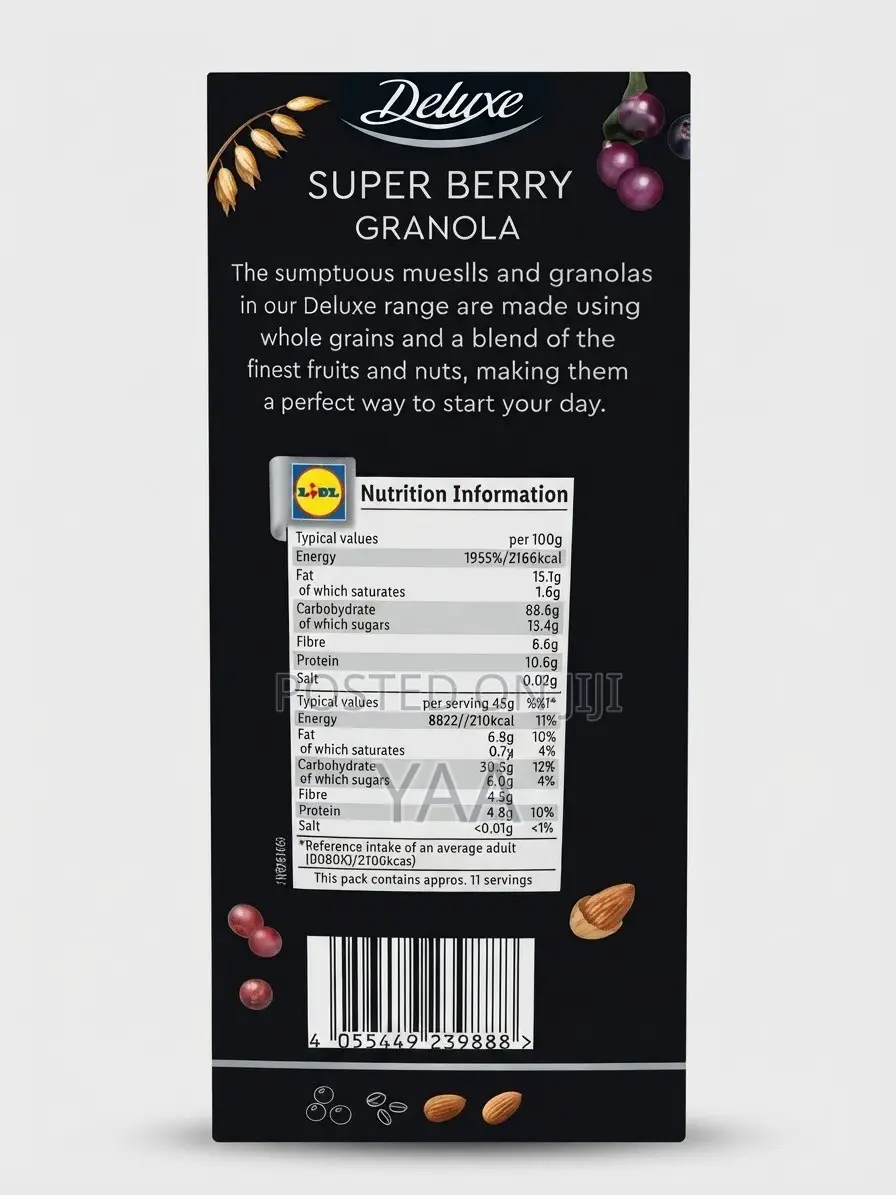 Deluxe Super Berry Granola