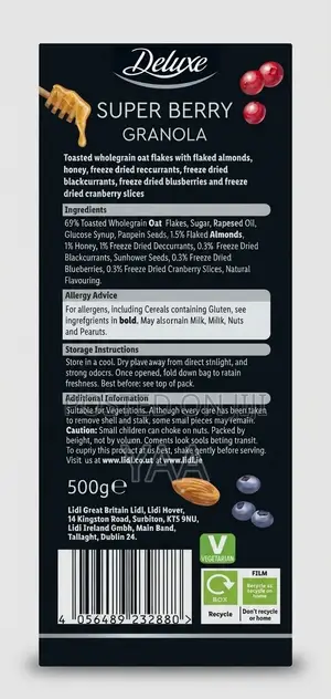 Deluxe Super Berry Granola
