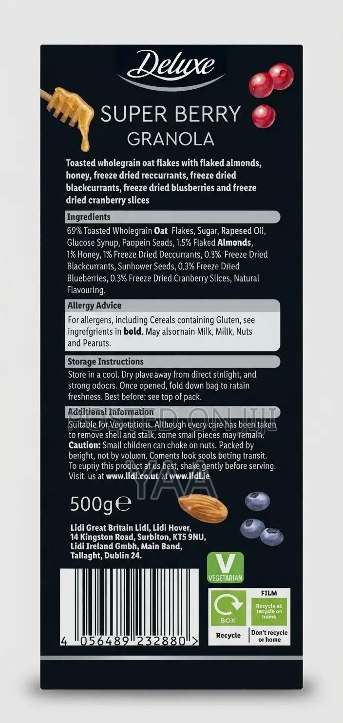 Deluxe Super Berry Granola
