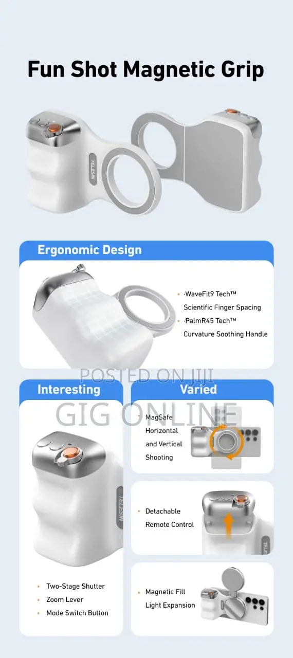 Magnetic Phone Case With Finger Hook
