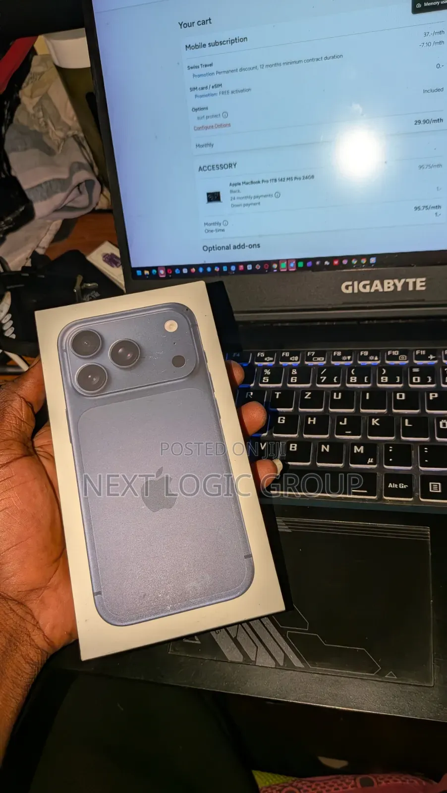 New Apple iPhone 17 Pro 256 GB Blue