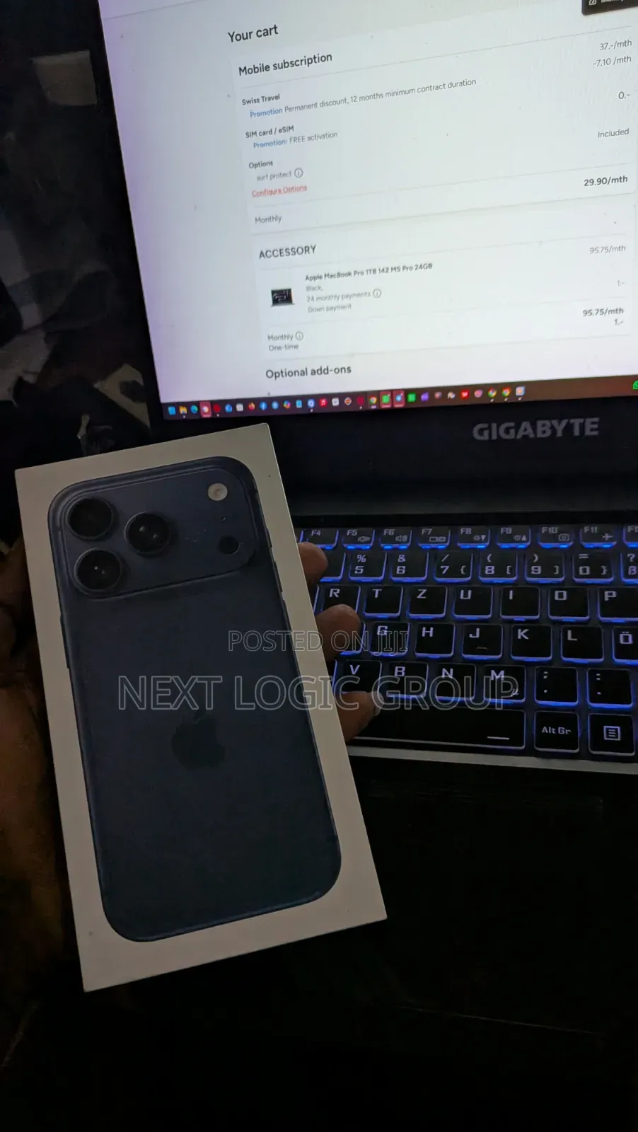 New Apple iPhone 17 Pro 256 GB Blue