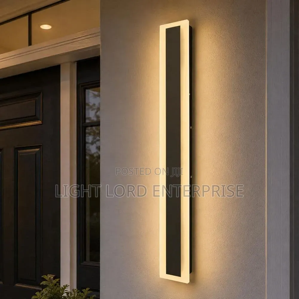 Horizontal Fence Wall Light Warm. Color