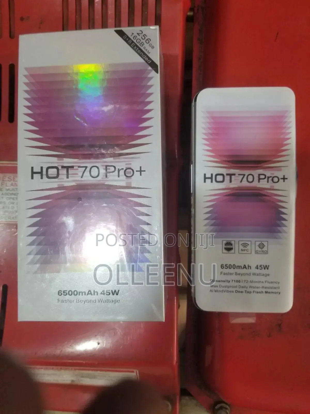 New Infinix Hot 70 Pro 5G+ 256 GB Silver